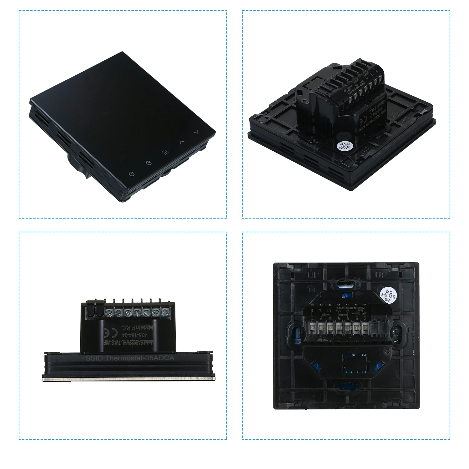 Умный термостат для теплого пола программируемый с сенсорным экраном |