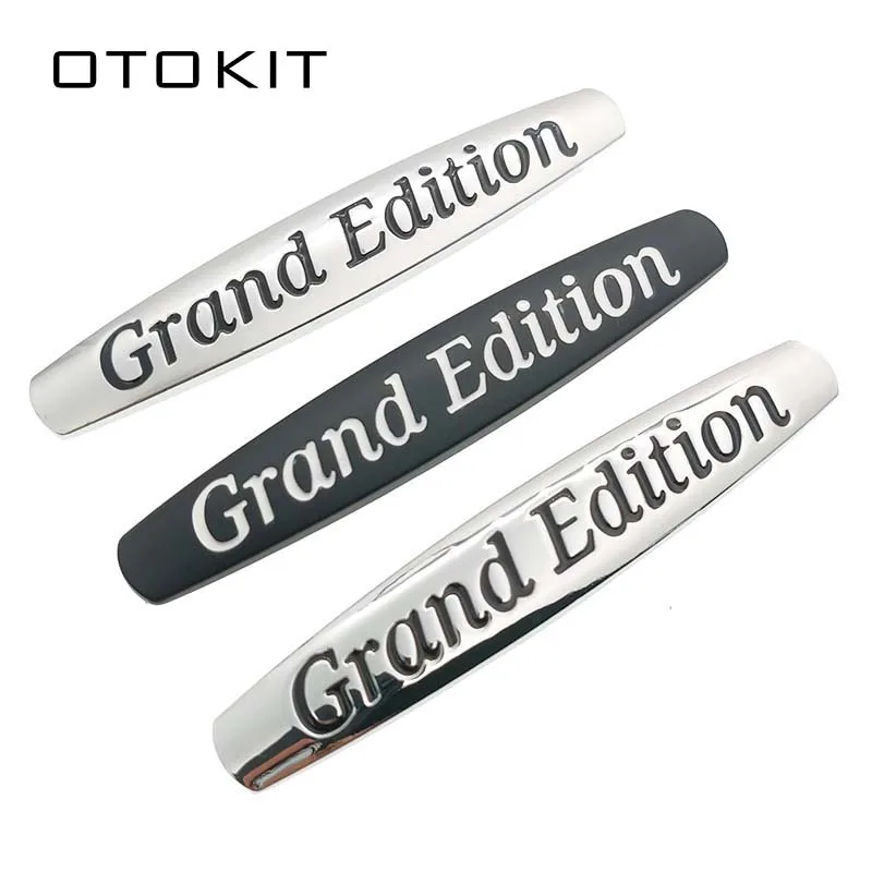1 шт. металлическая 3D Эмблема для автомобиля Grand Edition заднего багажника наклейки