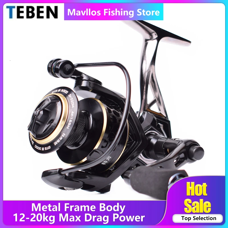 TEBEN GTS III Металлическая Рыболовная катушка для ловли в соленой воде 9BB