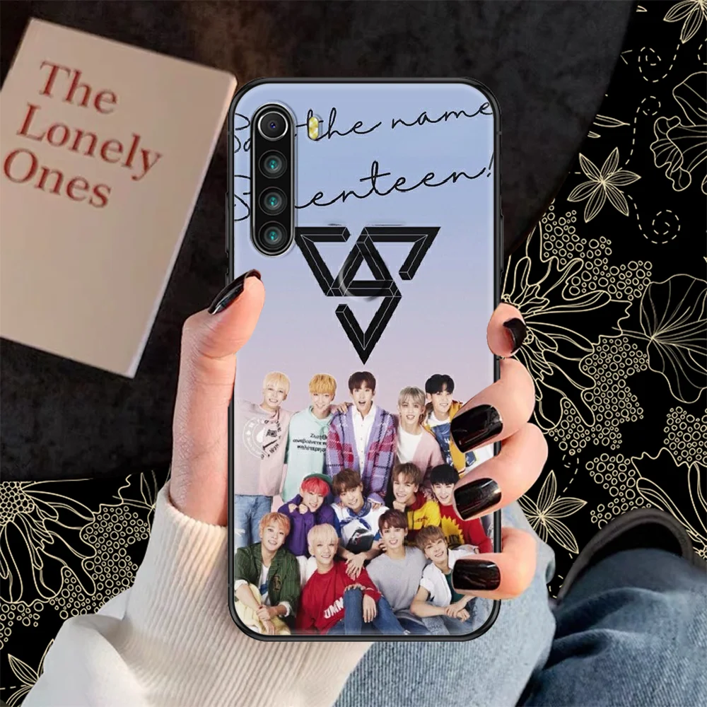 Чехол для телефона Seventeen kpop Xiaomi Redmi Note 7 7A 8 8T 9 9A 9S 10 K30 Pro Ультрачерный силиконовый