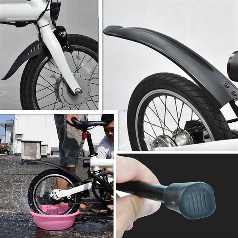 Bike Tyre Splash Front Rear Mudguard Shelf Rack for Xiaomi Qicycle EF1 Electric Bicycle Accessories | Спорт и развлечения