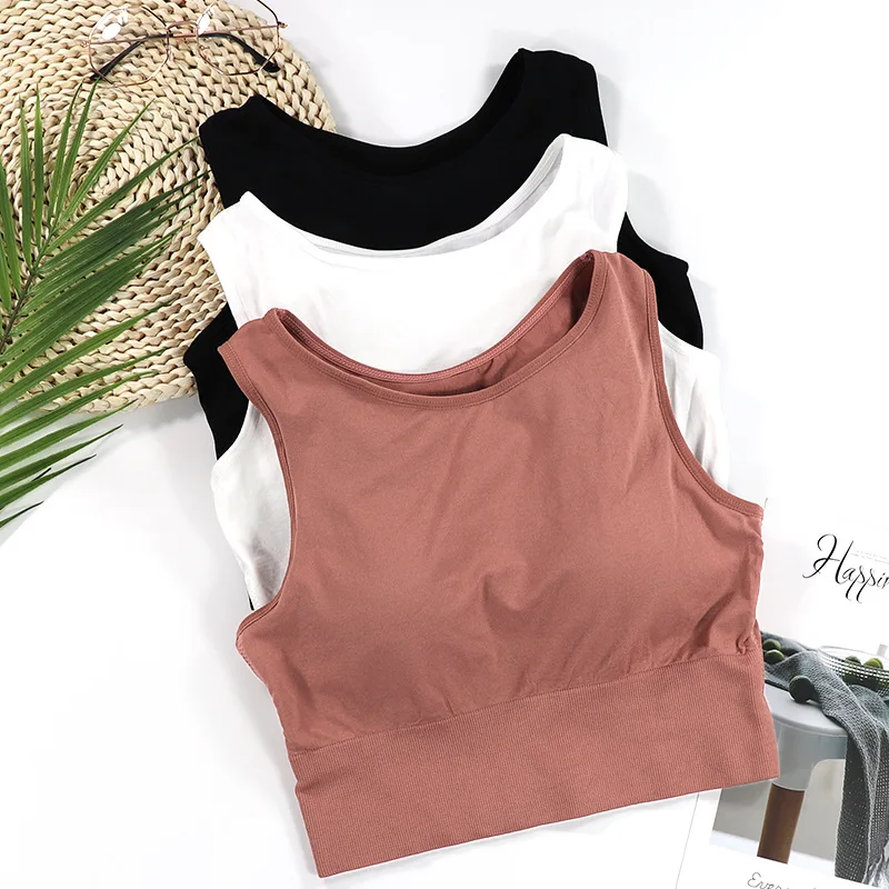 

Sports bra yoga shock-proof tube top wrap chest strap chest pad Slim wild non-steel ring ladies underwear