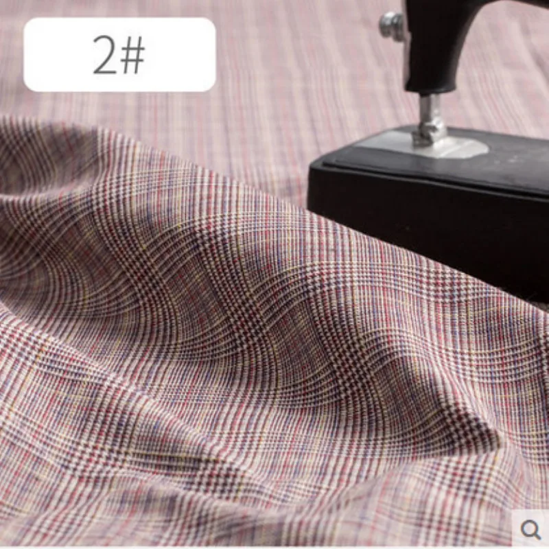 1 метр Вельветовая ткань английский дизайн клетчатая для шитья костюм брюки