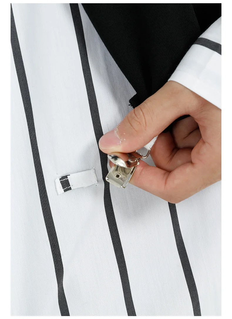 

Men 2 Pieces Sets Shirt+vest Male Long Sleeve Loose Casual Stripe Shirt Japan Koreastreetwear Vintage Waistcoat Shirt