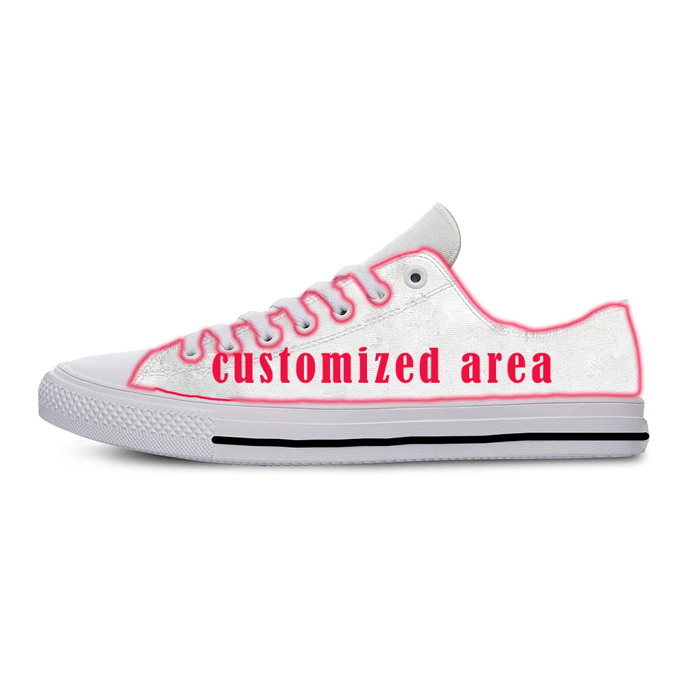

Mens Designer Shoes The Little Mermaid Men Walking Shoes Women's Customized Canvas Shoes