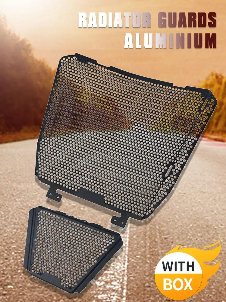 

Motorcycle Radiator Guard Grill Cover Cooled Protector oil cooler Cover FOR Aprilia Tuono V4 1100 RR 1100RR 2017 2018 2019 2020