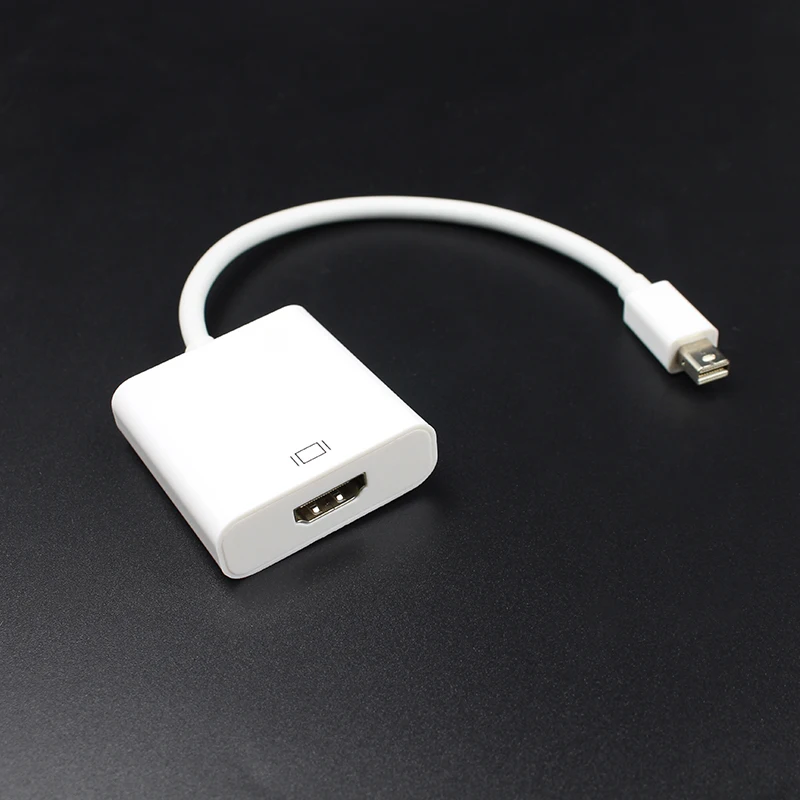 Высококачественный порт дисплея Thunderbolt Mini DP в HDMI совместимый адаптер кабель для
