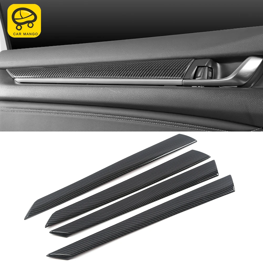 

CarMango Car Accessories Inner Door Window Panel Trim Cover Frame Sticker Interior Decoration for Honda Accord 10th 2018-2020