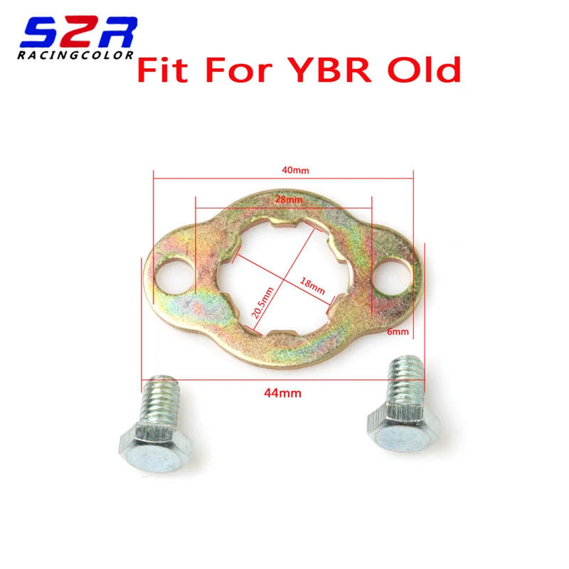 Держатель цепи для мотоцикла S2R привод передней звездочки 14T CG125 YAMAHA YBR125 YBR YB 125 |