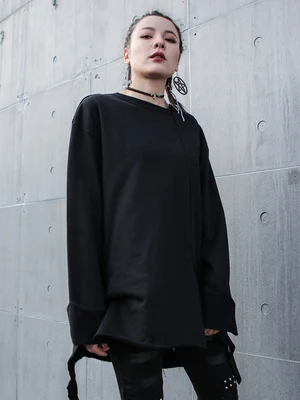 Европа и США нерегулярные большой размер шить балахон BF ветер осень зима новый