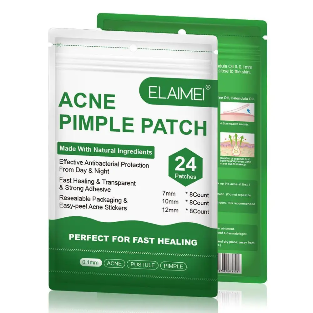 24 шт невидимые акне Удаление прыщей патч может поглощать выделений эффективно