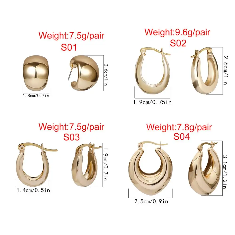 

Lacteo Simple Hollow Tube Hoop Earrings Personalise Jewelry for Women Daily Life Wedding Hoop Earrings Statement Female Gifts