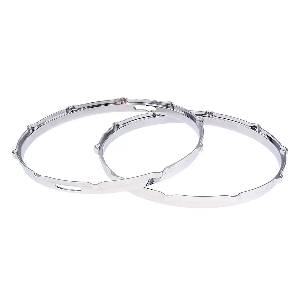 

2 Stück Aluminiumlegierung Snare Drum Hoop Felge Für 14 '' Drum Percussion Parts