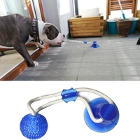 dog interactive suction cup push tpr ball toys pet molar bite toy elastic ropes dog tooth cleaning chewing pet puppy dog toys