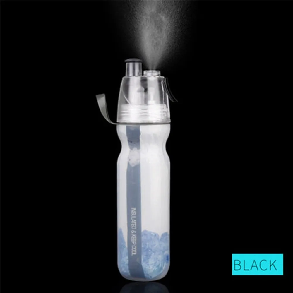 Уличная бутылка для воды PE чайник спортивный спрей бега летняя езда | Спорт и