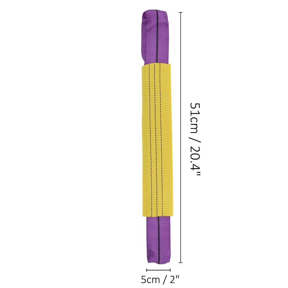 

4pcs Recovery Alloy Wheel Securing Link Straps Trailer Transporter Yellow/Purple Tow Down Straps Car Interior Accessories