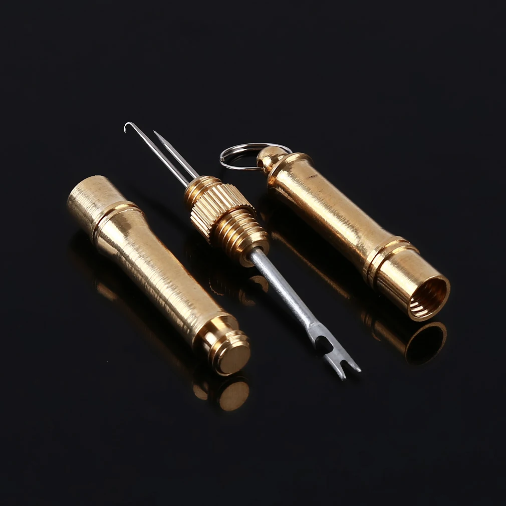 

Golden Strand Knotter Decoupling Metal Fishing Line Winder Knotter Fishing Gear Accessories Fishing Supplies