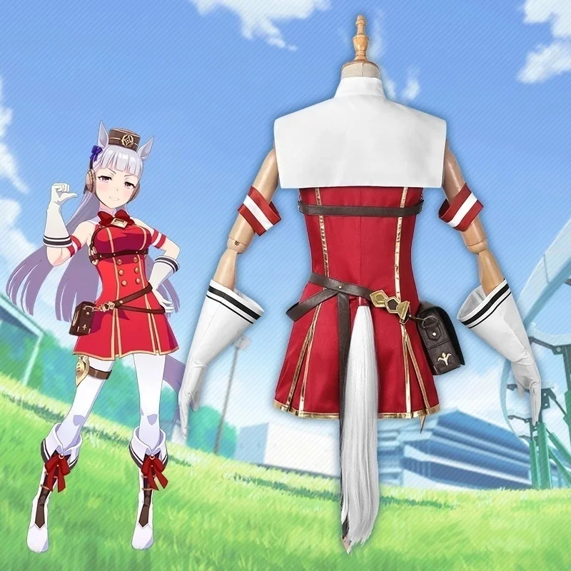 Игра Umamusume красивый Дерби Золотой Корабль Косплей Костюм ума мусумме женщины