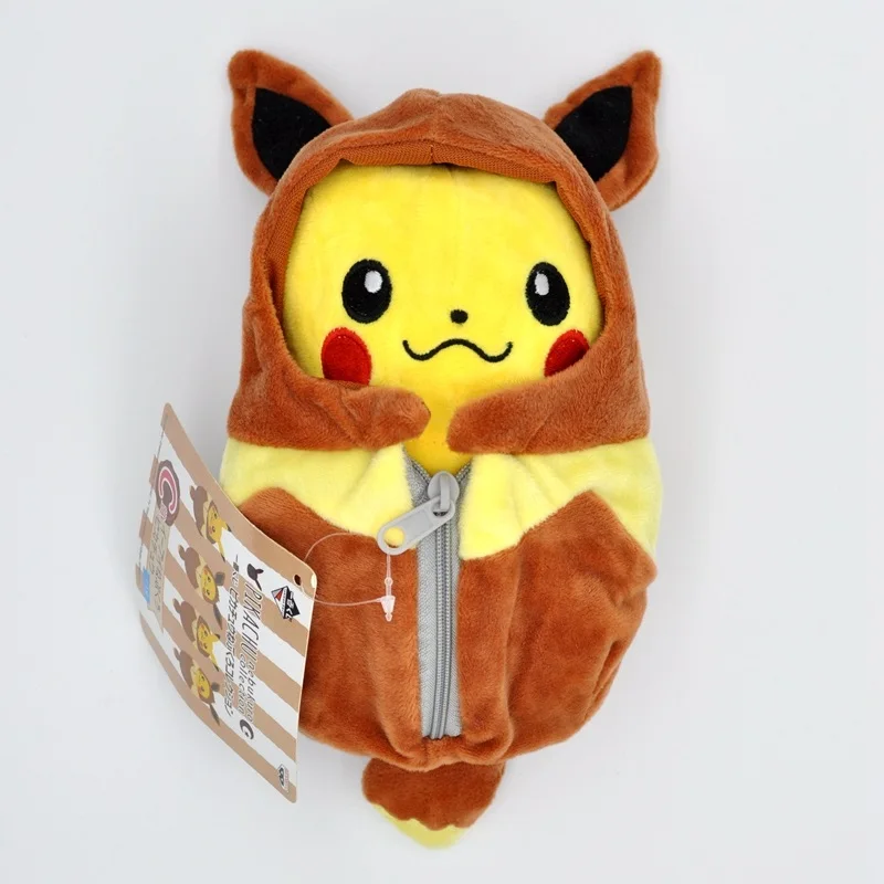 20 см Мультфильм Плюшевая Игрушка «Пикачу» Косплей Charizard Eevee кукла мягкая плюшевая Мягкая кукла игрушки спальный мешок детский подарок на день рождения