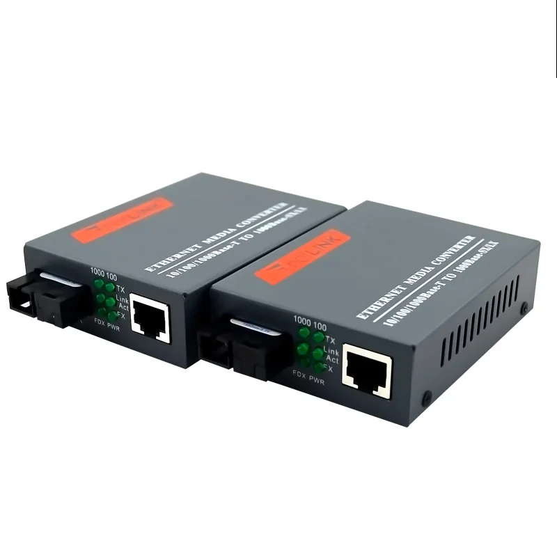 1 pair 10/100/1000Mbps 25KM Media converter Fibra Optica Transceiver FTTH optic fiber gigabit Conversor de Fibra SM