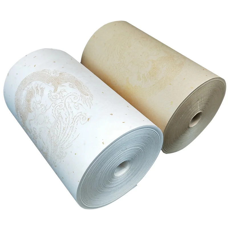 Китайская рисовая бумага рулон каллиграфическая живопись китайская золотая