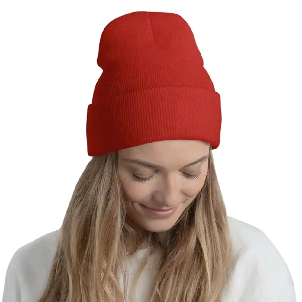 

Beanies Winter Knitted Cap For Woman Little Man's Embroidery Hats Man Autumn Hat Female Hip-hop Beanie Bonnet High Quality