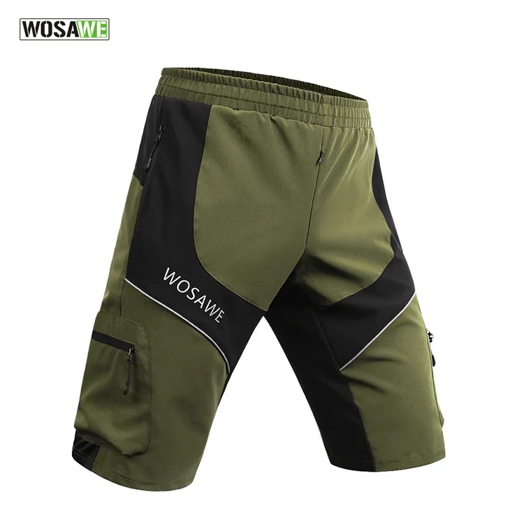 

Biker Shorts Men Padded Outdoor Sports Bicycle Men's Cycling Shorts MTB Mountain Road Bike Downhill Reflective Waterproof Pants