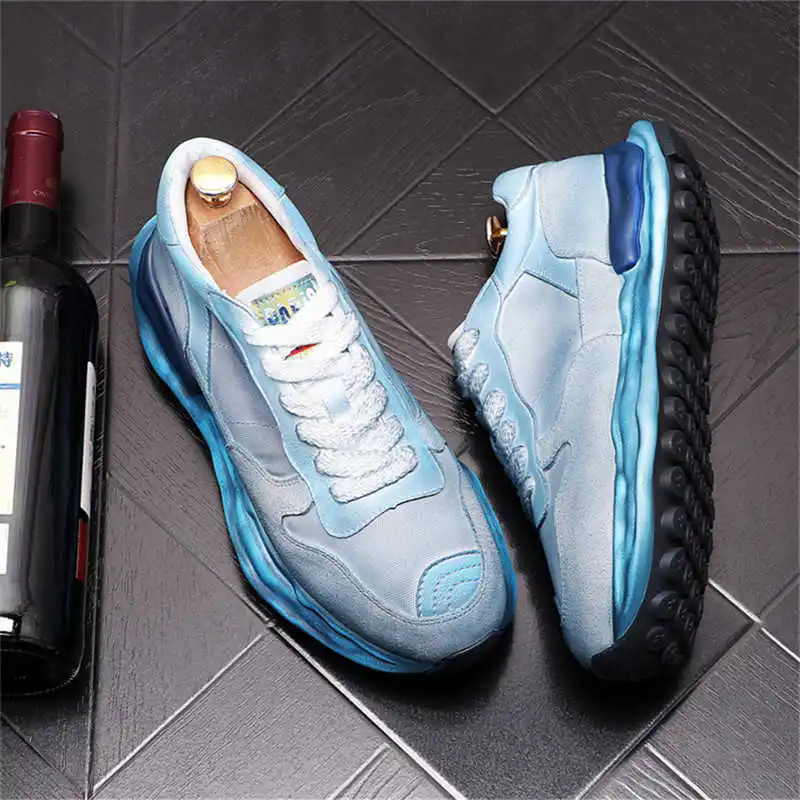 Harga Sepatu Kasual Pria Bersirkulasi Musim Semi Sepatu Sneakers Berkualitas Tinggi Sepatu Platform Bawah Tebal Hip Hop Sepatu Tenis Sepatu Pria