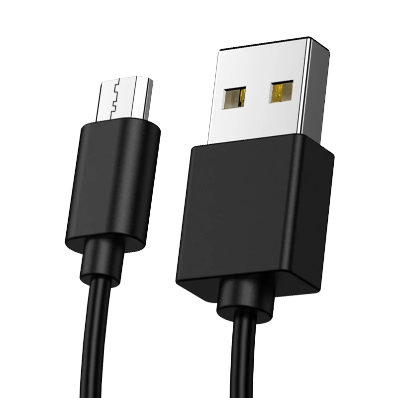IPSK Micro USB кабель для зарядки мобильных телефонов для смартфонов Android 1 м TPE веревка для Xiaomi huawei samsung LG передача данных - Цвет: Black Micro USB