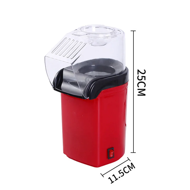 

110V 220V Electric Corn Popcorn Maker Household Automatic Mini Hot Air Popcorn Making Machine DIY Corn Popper Children Gift