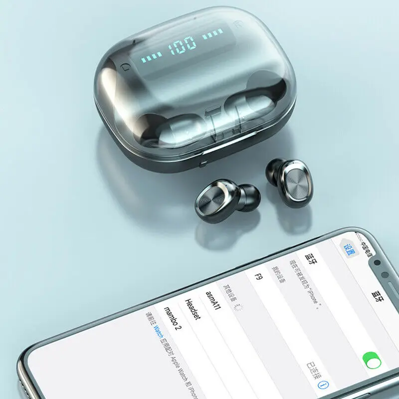 TWS Беспроводная Bluetooth 5 0 гарнитура стерео наушники для iPhone Samsung | Инструменты