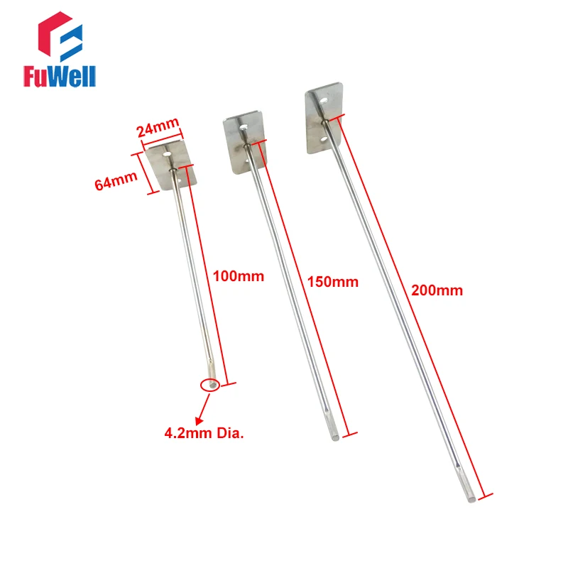 5 шт. 100/150/200 мм настенные крючки для супермаркетов вешалка металлический