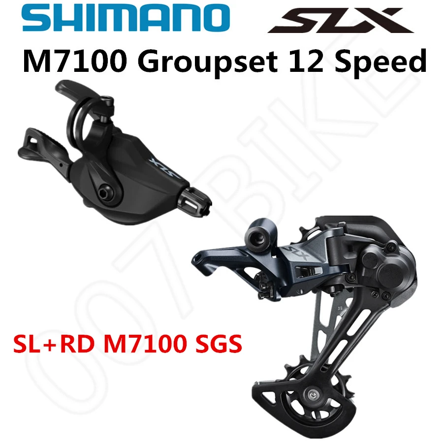 SHIMANO DEORE SLX M7100 набор групп горного велосипеда 1x12-Speed SL+ RD M7100 задний переключатель m7100 рычаг переключения передач