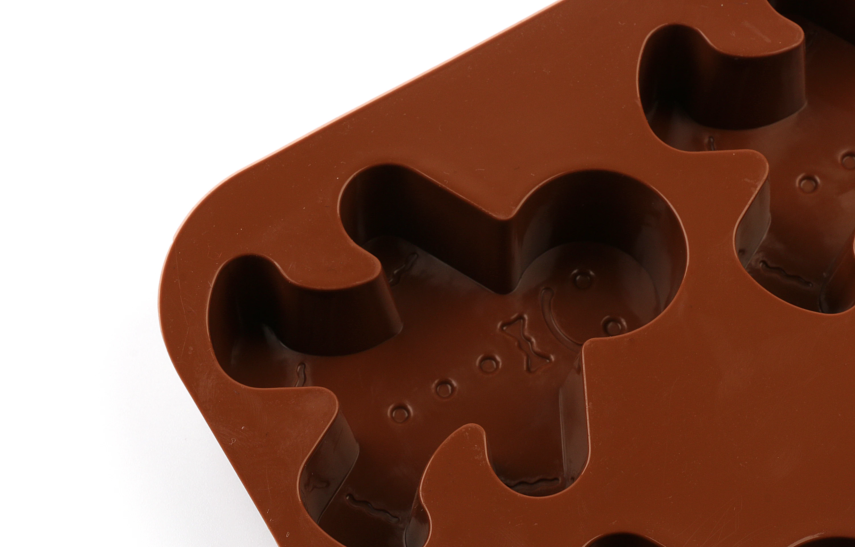 Рождественская силиконовая форма в стиле имбиря для помадки торта шоколада