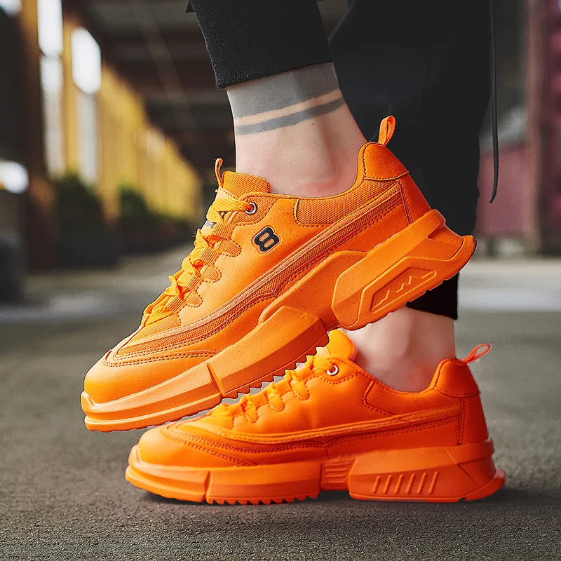 Люминесцентная зеленая обувь для мужчин дышащая бега коллекция 2019 года сезон