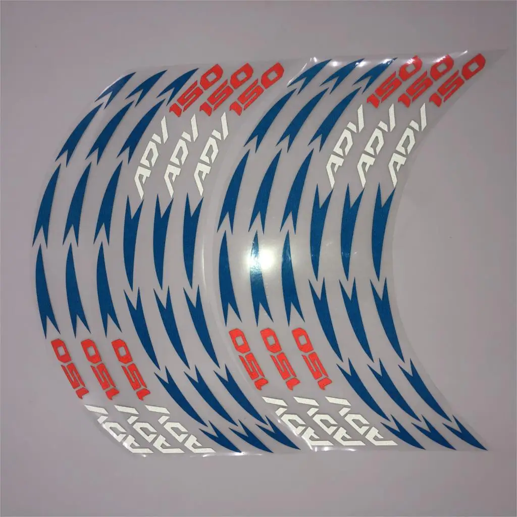 12 шт. Светоотражающие Водонепроницаемые полосы для колес мотоцикла HONDA ADV150 adv 150