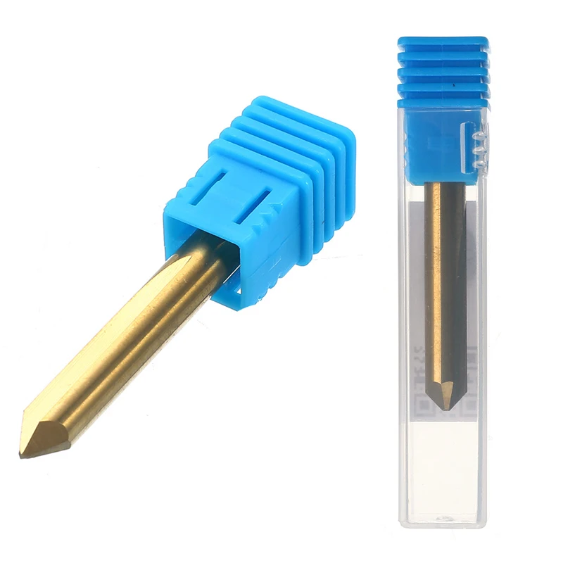 Концевая фреза твердосплавная с 2 зубьями угол 90 градусов 6 х50 мм HRC45 1 шт.|Фреза| |