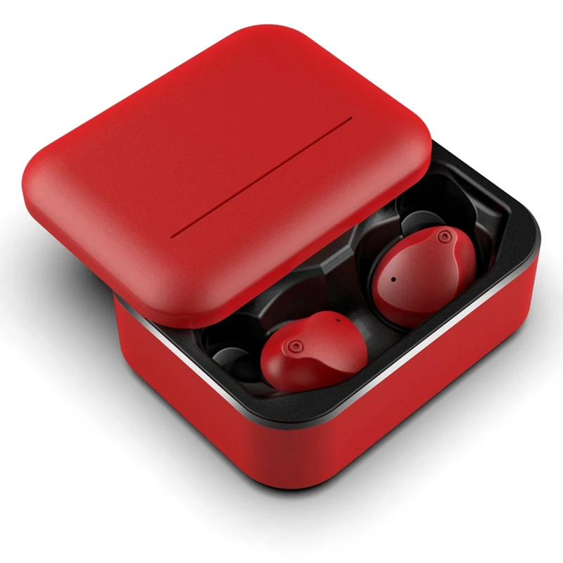Новинка TWS Беспроводная bluetooth-гарнитура двусторонний стерео дисплей питания NFC