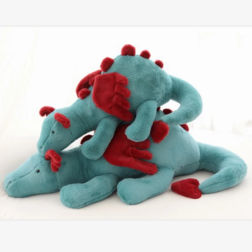 Плюшевая игрушка динозавр с крыльями 30 120 см милая плюшевая кукла летающий дракон