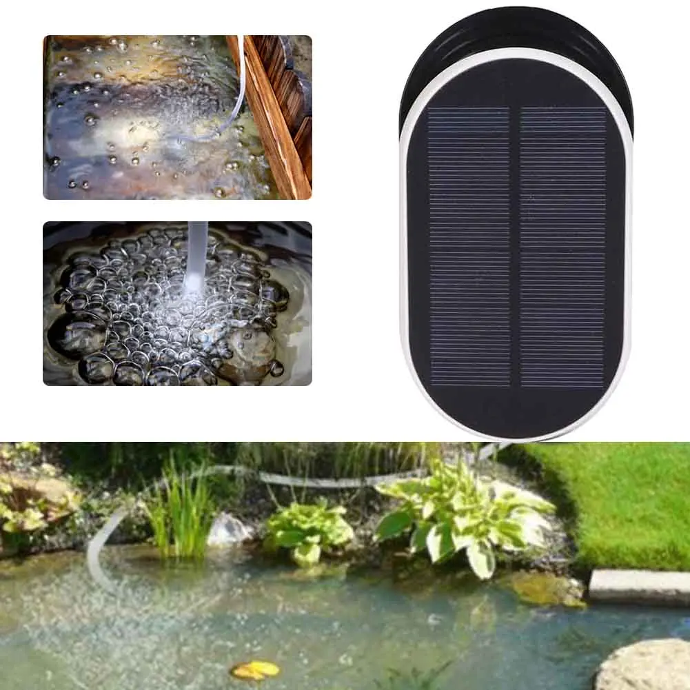 

Fish Tank Aquarium Oxygenator Solar Power Oxygen Pump Air Pump Pond Bubble Aquarium Aerator With Aquarium Oxygen Pipe Air Stone