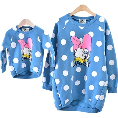 blue Весенний семейный комплект для мамы и дочери одежда для девочек комплекты мать и дочь толстовка+юбка одежда для семьи - Цвет: blue