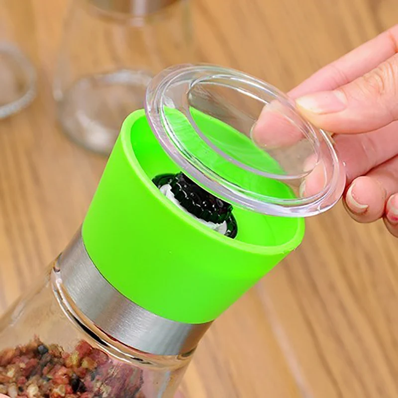 Кухонная мельница ручная для соли и перца набор 1 шт. зеркальная дробилка