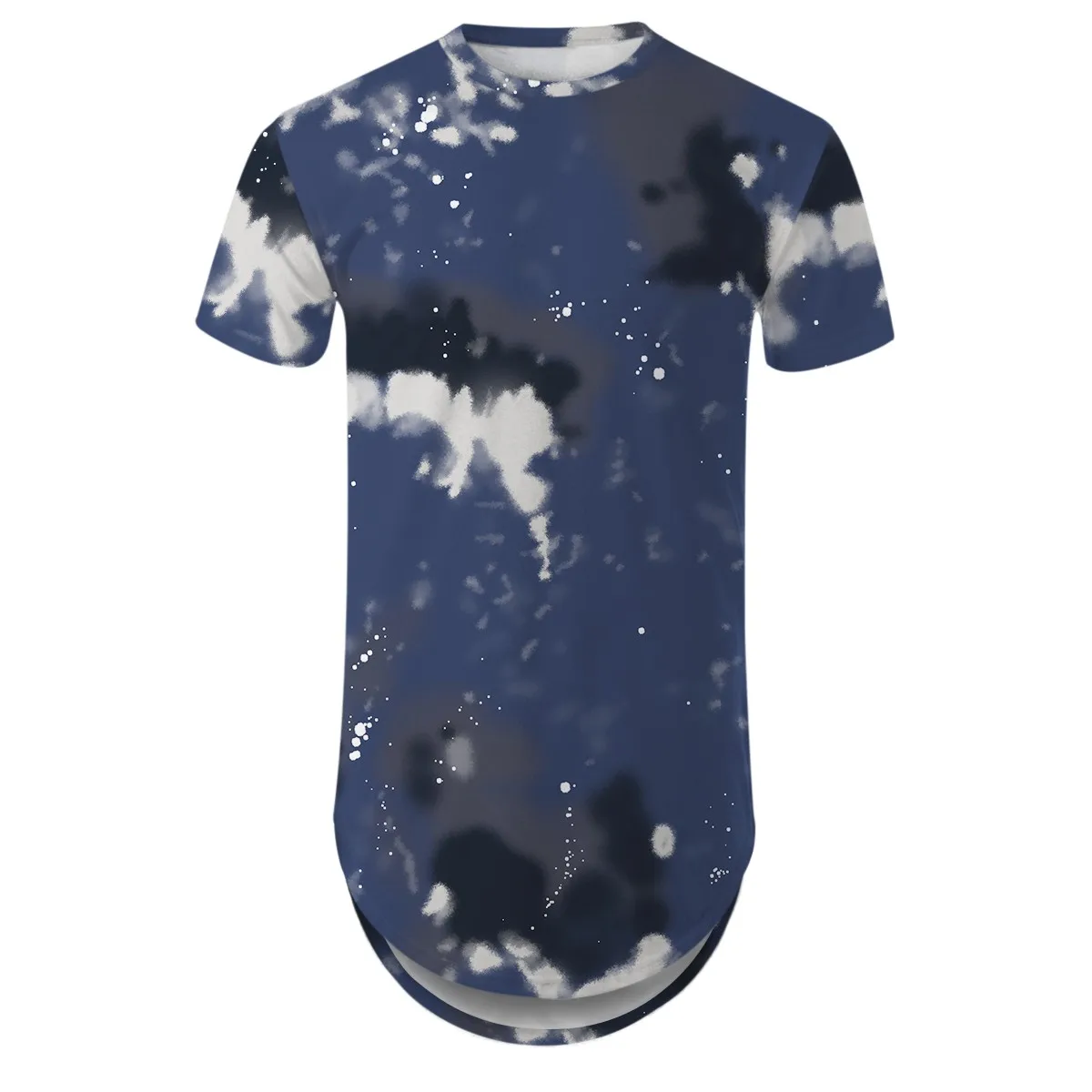 

Cloudstyle Tie-Dye Men's T Shirt 3D Colorful Gradient Round Hem Streetwear Male Harajuku Casual Summer Tees Tops Oversize Tshirt