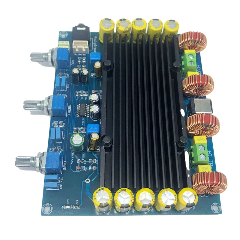 Плата усилителя мощности TPA3116 Dual Chip 100Wx2 плата цифрового класса D (большое