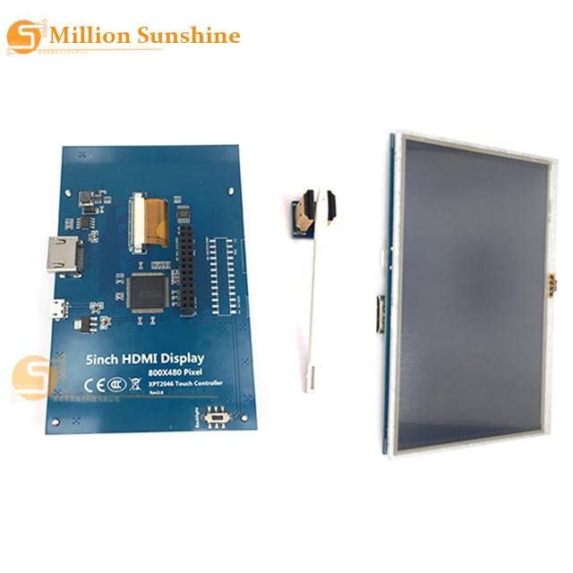5 дюймов Raspberry pi 2/3 ЖК дисплей сенсорный экран HDMI LCD 800*480|lcd display touchlcd touch screen |