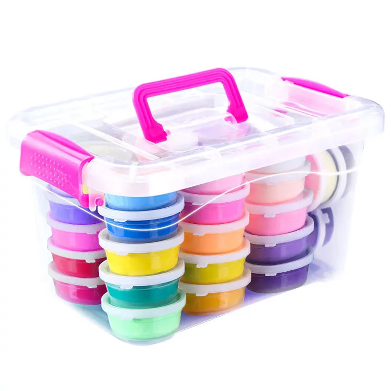 

Hot 36 Colors Super Light Slimes Kids Air Dry Plasticine Modeling Clay Handmade Educational 5D Toy For Children Gift