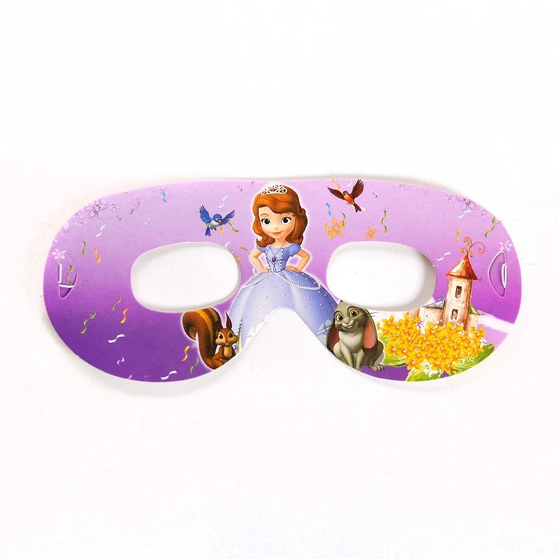 

Disney Princess Sofia the First Birthday Theme Party Disposable Tableware Set Straws Paper Plates Kids Favor Decoration Supplies