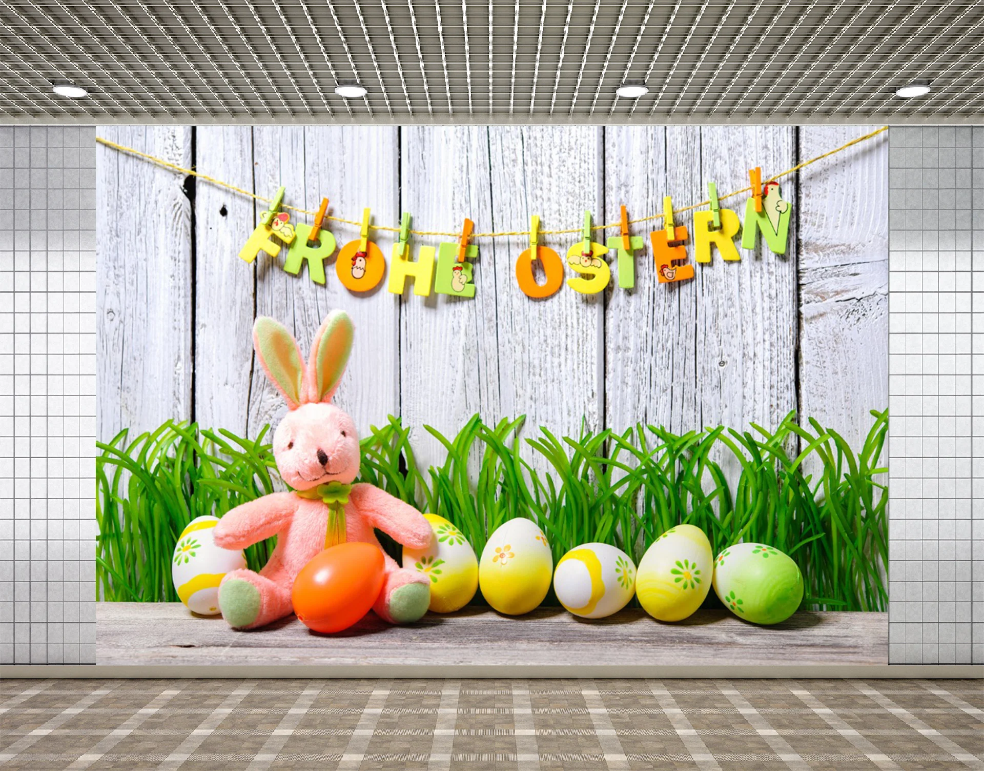 

Фон для фотографий Lyavshi Весна Пасха деревянная стена пол кролик яйца новорожденные дети
