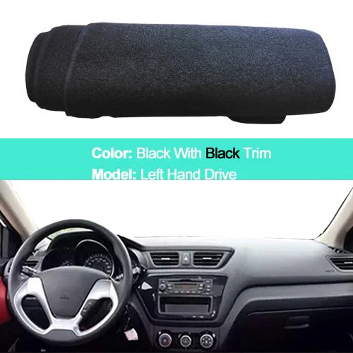 

Чехол на приборную панель автомобиля для России Kia Rio 3 2012 2013 2014 2015 2016 2017, коврик для приборной панели, коврик для приборной панели, козырек от солнца, Стайлинг автомобиля