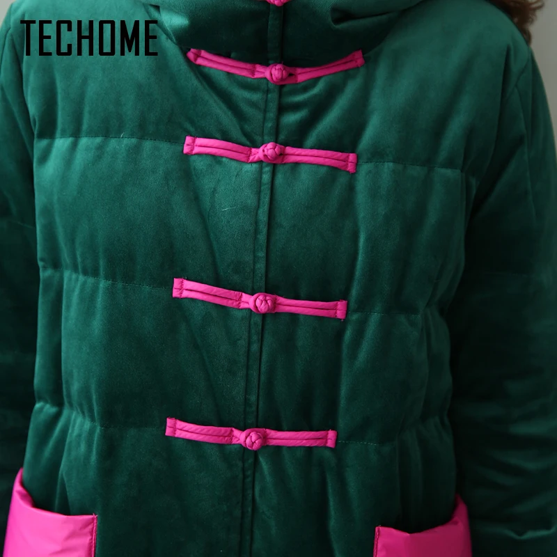 

Nice Tide Winter Fashion Winter Long Down Jacket Women Hooded Thick Down Parka Winter Coat Women Down Jackets Doudoune Femme XL